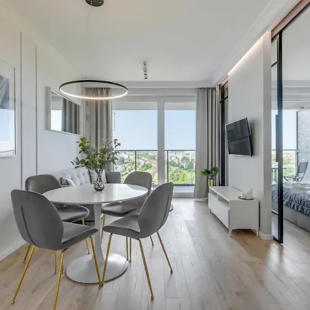 Gdynia Modern Tower & City View By Downtown Apartments Exterior photo