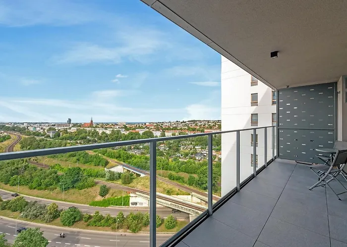 Gdynia Modern Tower & City View By Downtown Apartments